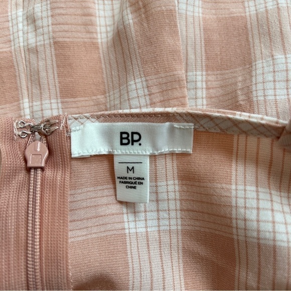 Nordstrom BP Mini Dress in Coral White Gingham - Picture 7 of 9